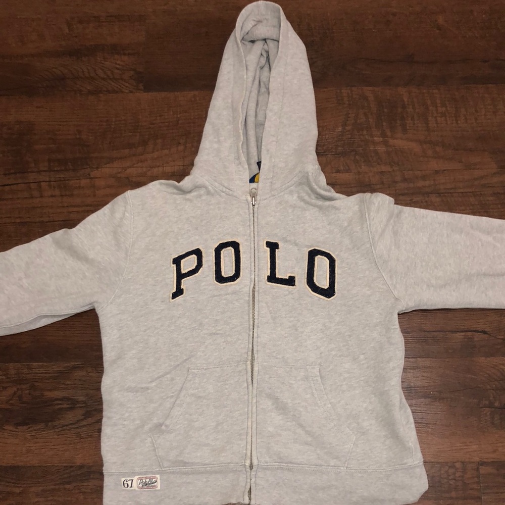 Grey polo jacket